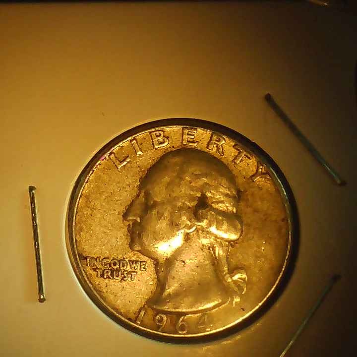 1964 Washington 90% Silver Quarter | No Mint Mark |